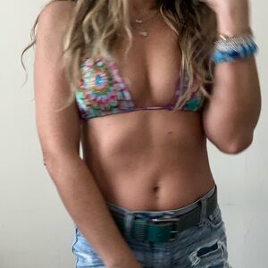 Luli Fama Kaleidoscope Bikini Top 🩷🩷